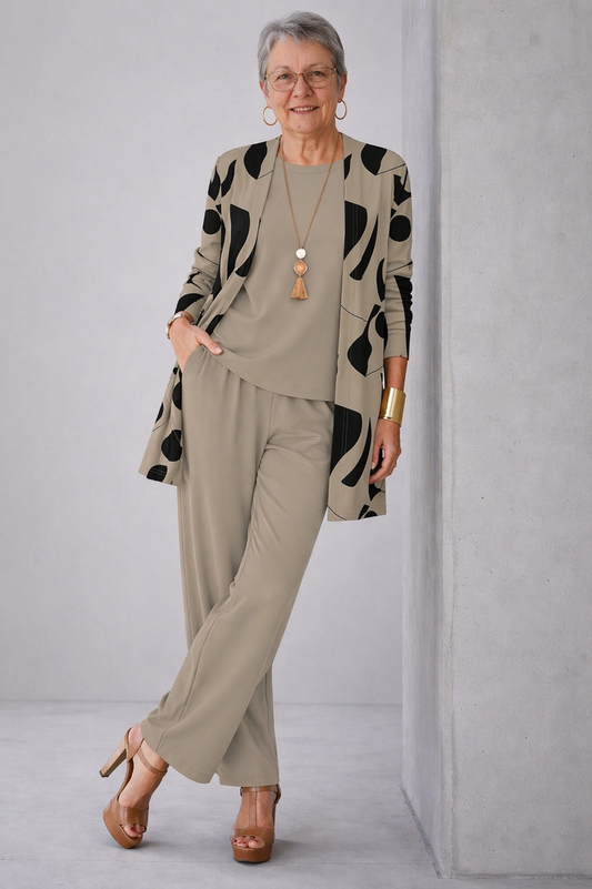 Laia | Conjunto elegante de tres piezas