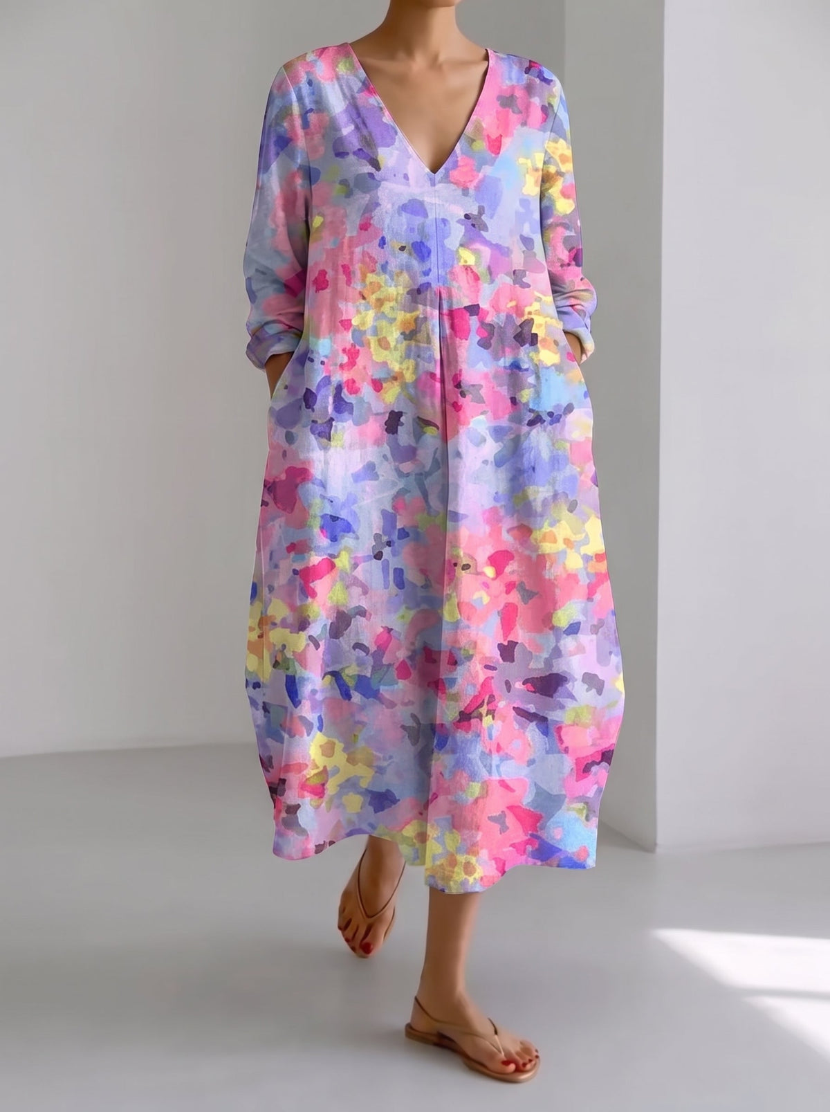 Lourdes | Vestido Largo de Lino