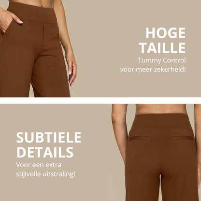 Elena | Pantalón acampanado de cintura alta - Valeria Llorente