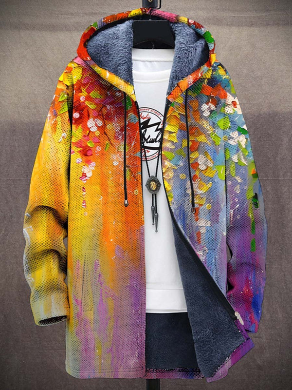 Clara | Cárdigan artístico con capucha