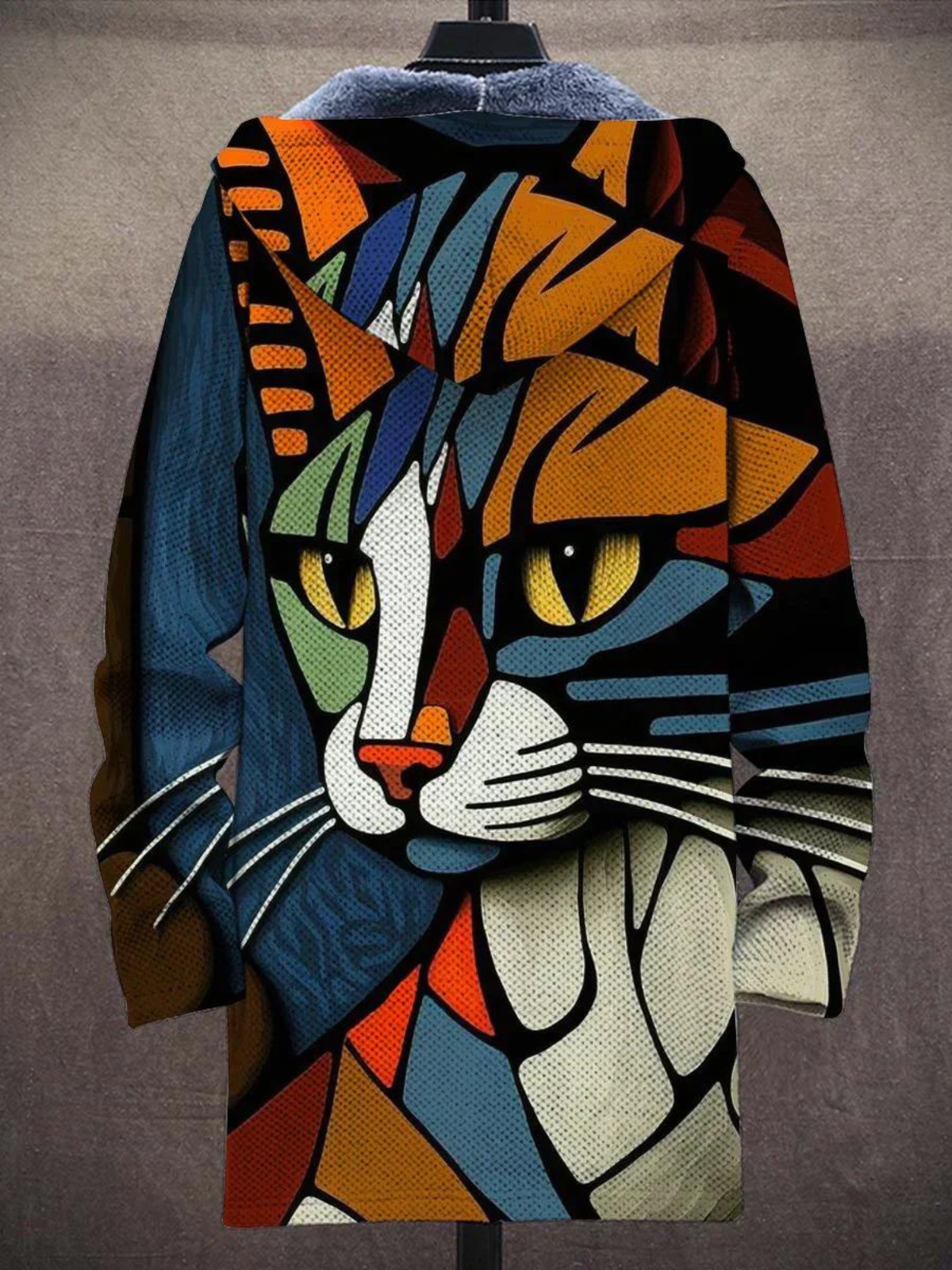 Eva | Cárdigan artístico con capucha