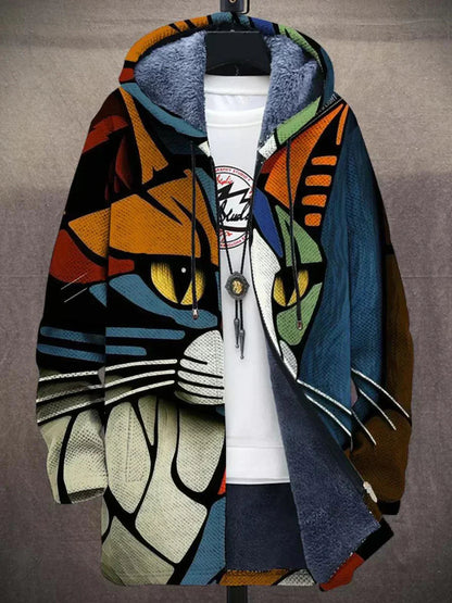 Eva | Cárdigan artístico con capucha
