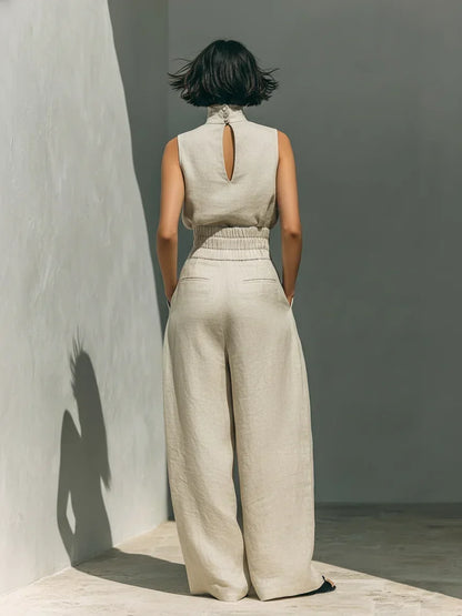 Joana Conjunto Algodón y Lino