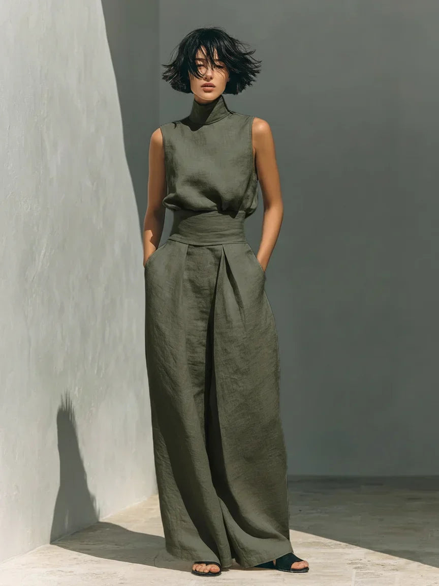 Joana Conjunto Algodón y Lino