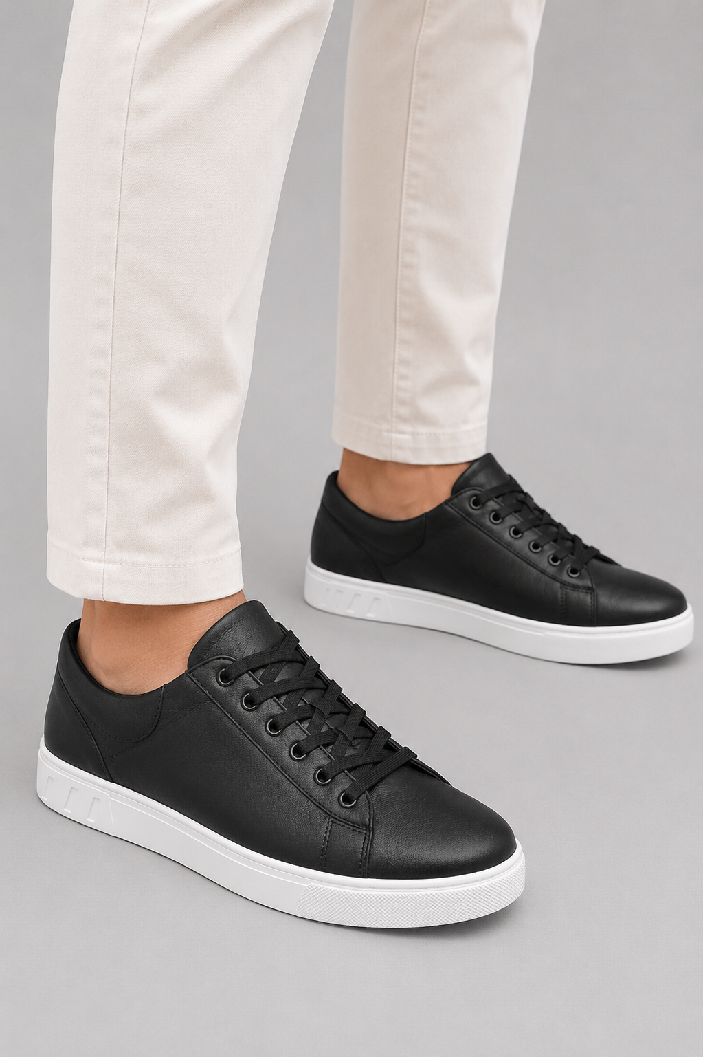 Nicolás | Zapatillas retro de piel sintética