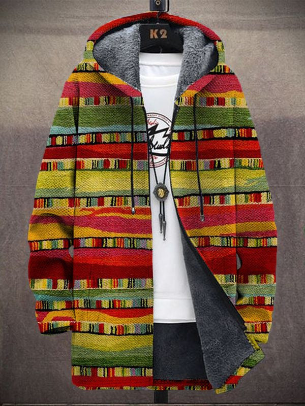 Lorena | Chaqueta de estampado atrevido con capucha