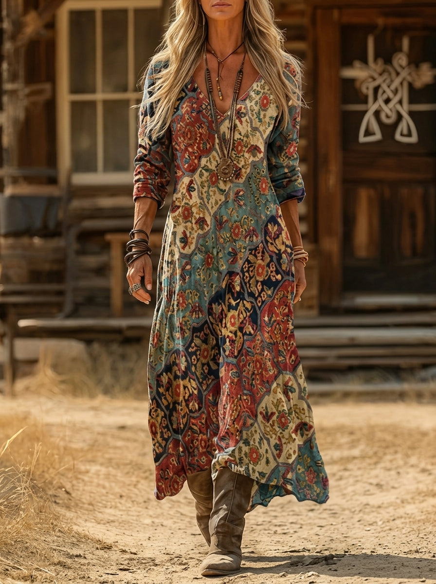 Aurora | Vestido largo fluido de corte suave