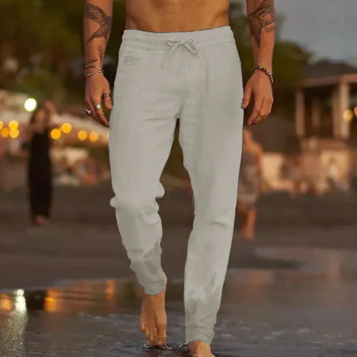 Diego | Pantalón de lino ligero para verano