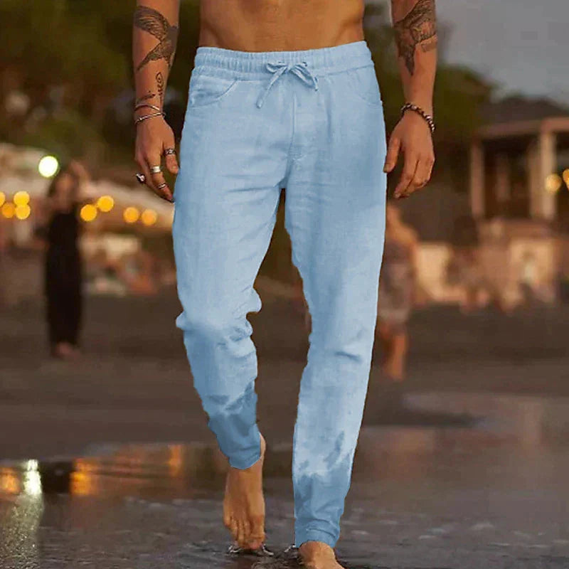 Diego | Pantalón de lino ligero para verano