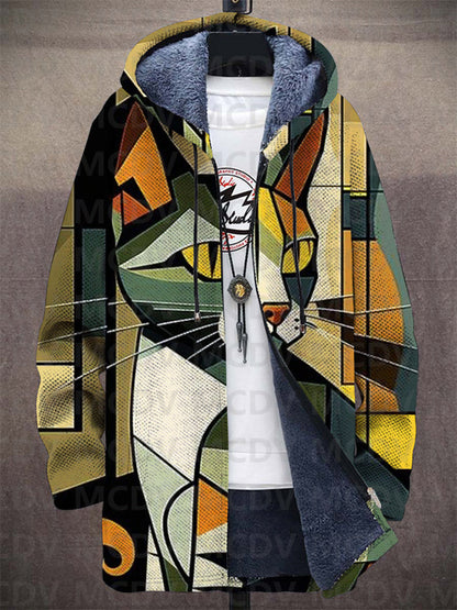 Cristina | Chaqueta estampada con capucha