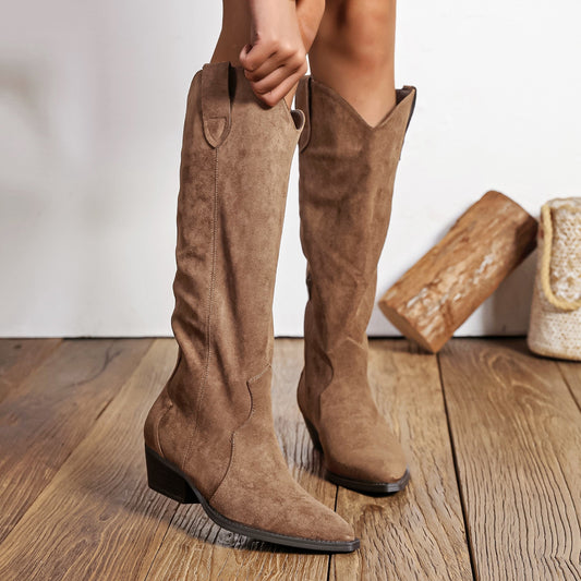 Irati | Botas western altas de punta fina