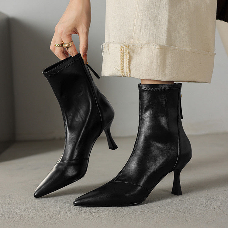 Trini | Botas de piel auténtica