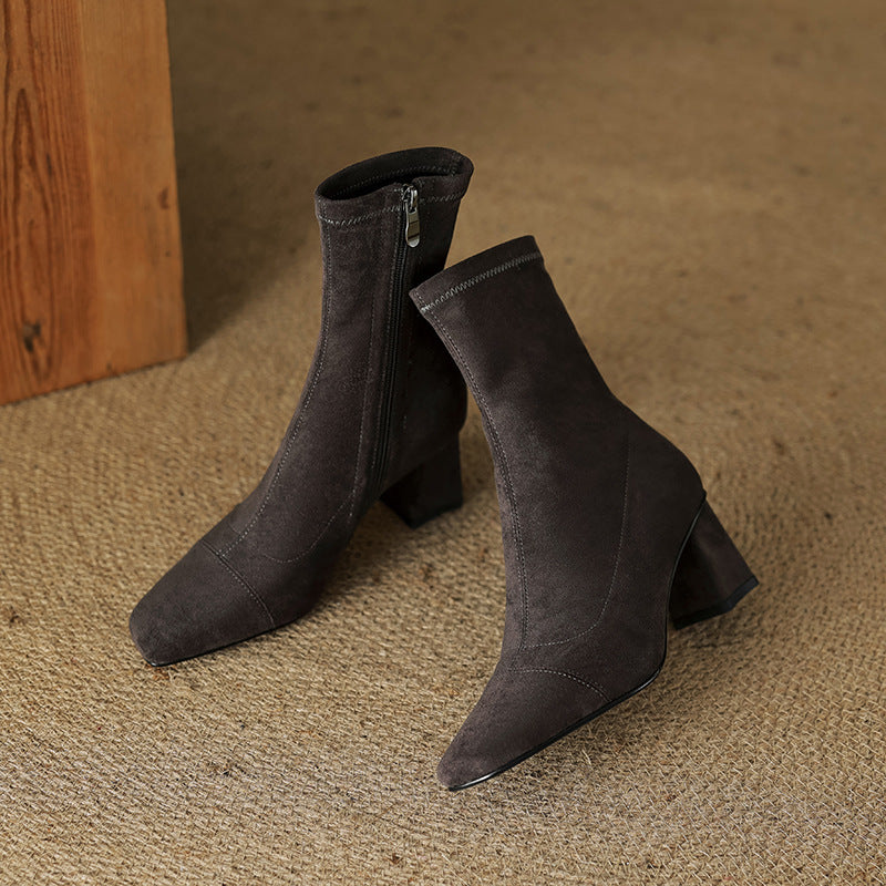 Mireia | Botas de piel auténtica