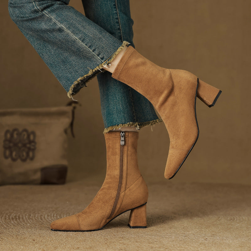Mireia | Botas de piel auténtica