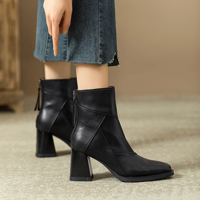 Jacinta | Botines elegantes de piel