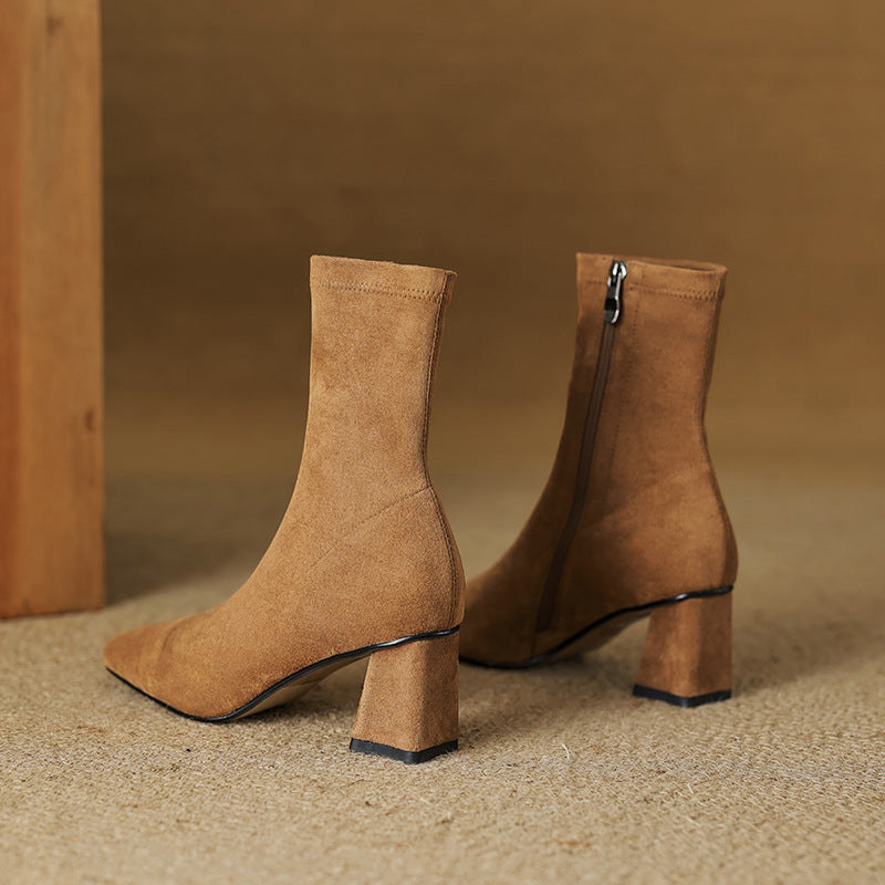 Mireia | Botas de piel auténtica