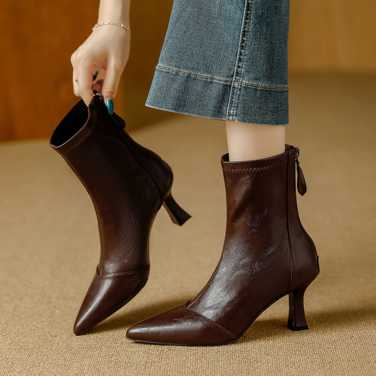 Ruth | Botas de piel de alta calidad