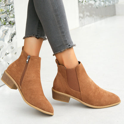 Naiara | Botines de ante vegano