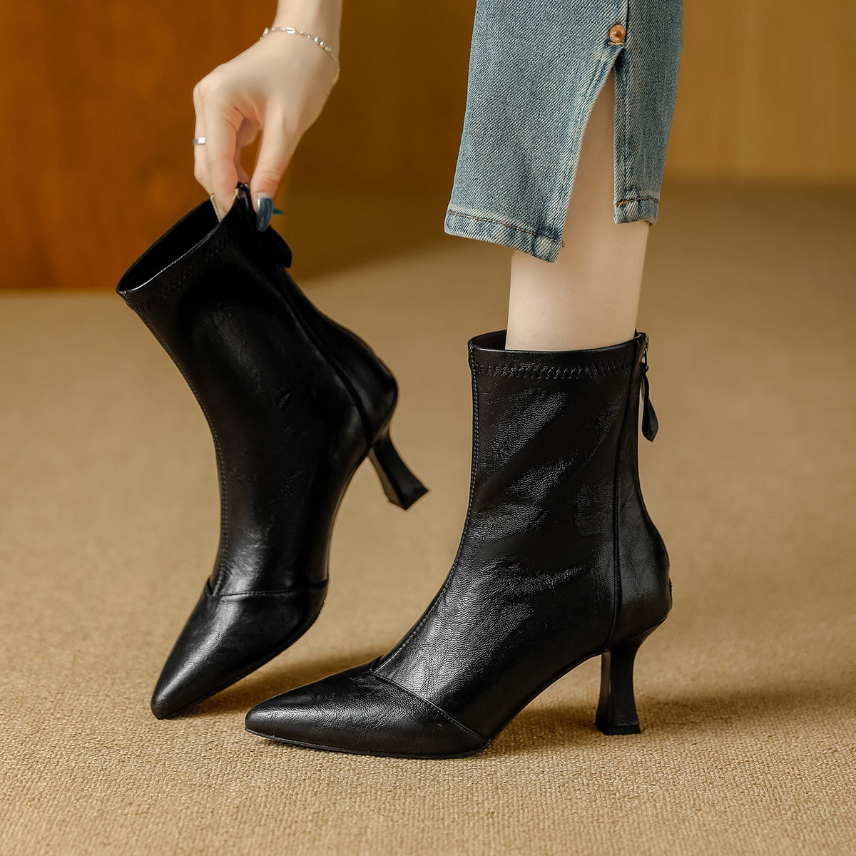 Ruth | Botas de piel de alta calidad