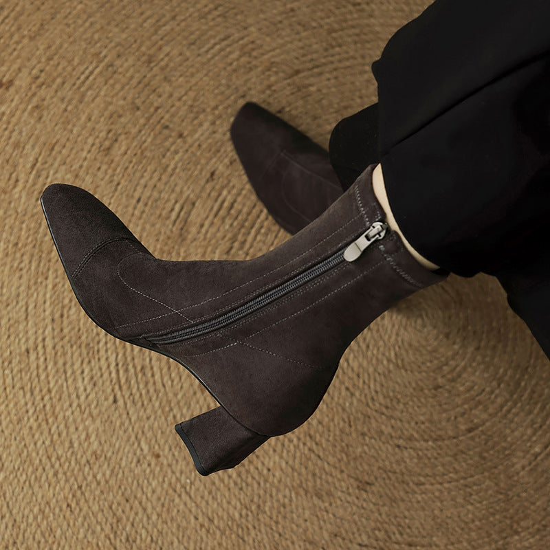 Mireia | Botas de piel auténtica