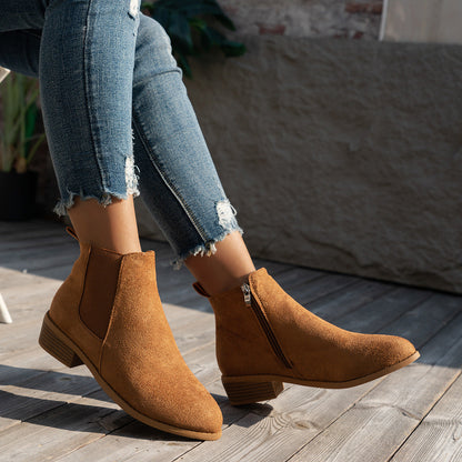 Naiara | Botines de ante vegano