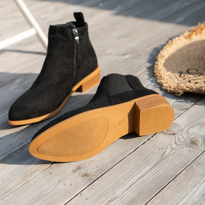 Naiara | Botines de ante vegano