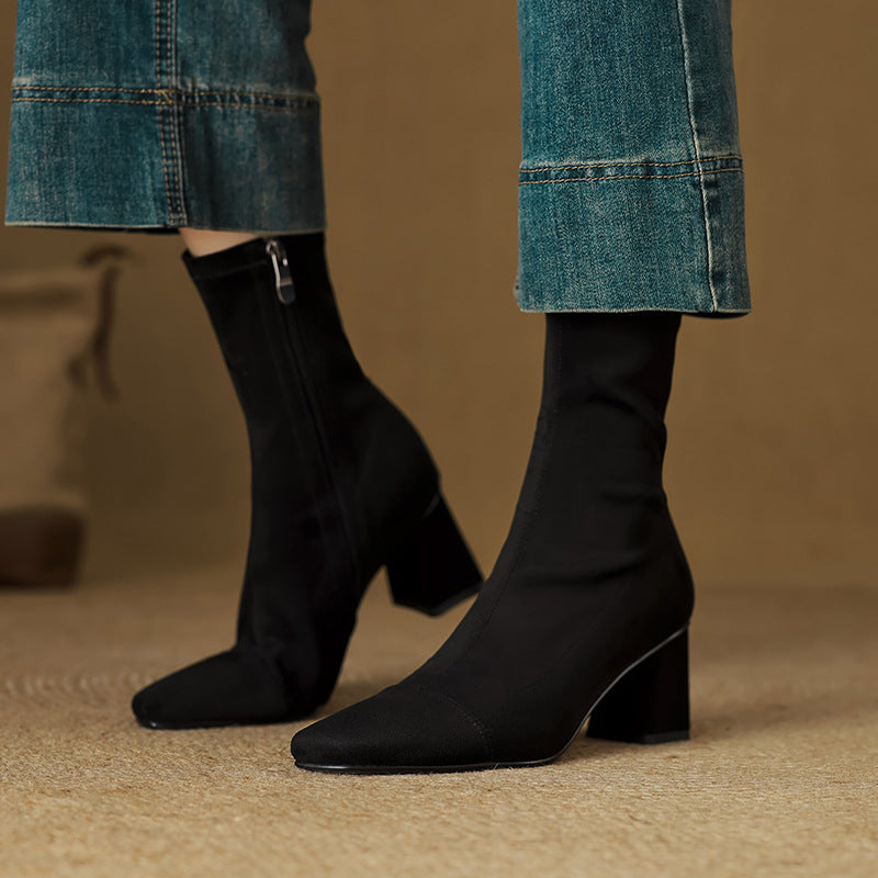 Mireia | Botas de piel auténtica