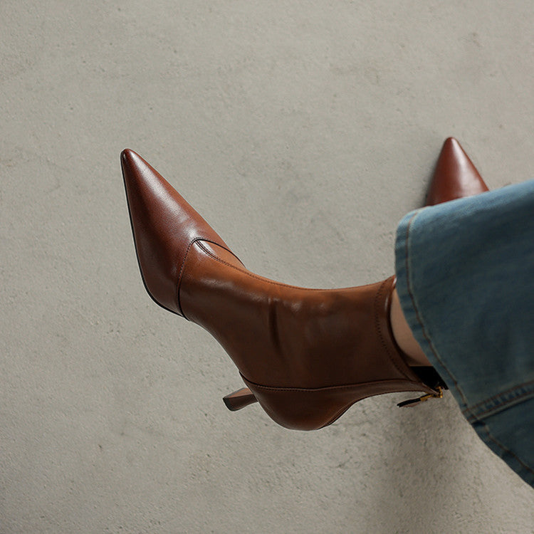 Trini | Botas de piel auténtica