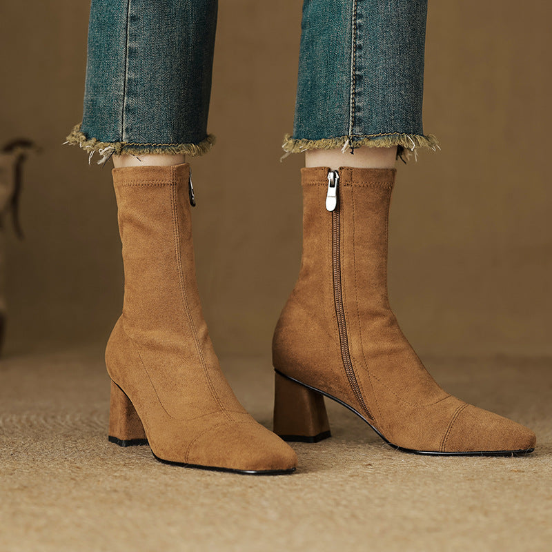 Mireia | Botas de piel auténtica