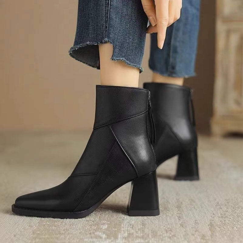 Jacinta | Botines elegantes de piel