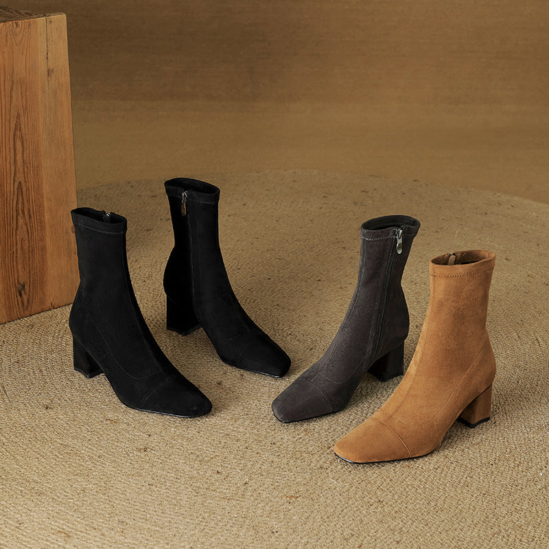 Mireia | Botas de piel auténtica