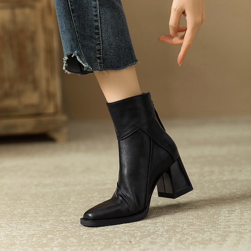 Jacinta | Botines elegantes de piel