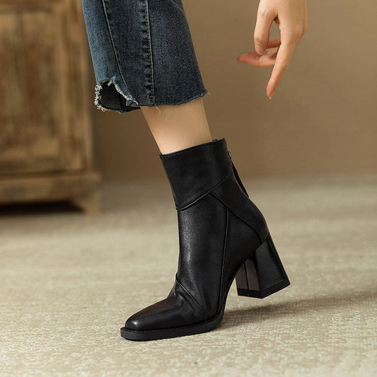 Jacinta | Botines elegantes de piel