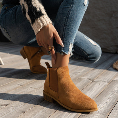Naiara | Botines de ante vegano