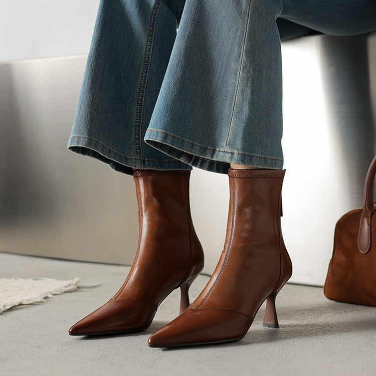 Trini | Botas de piel auténtica