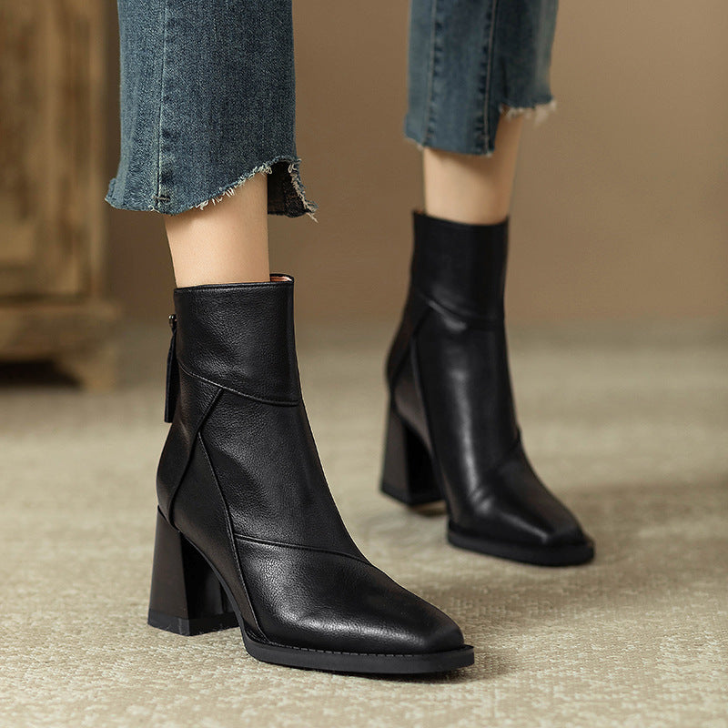 Jacinta | Botines elegantes de piel