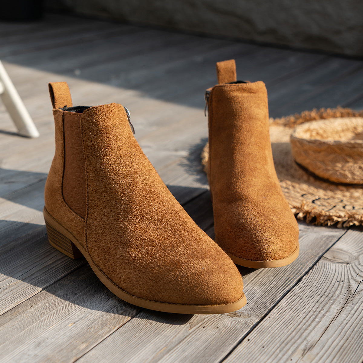 Naiara | Botines de ante vegano