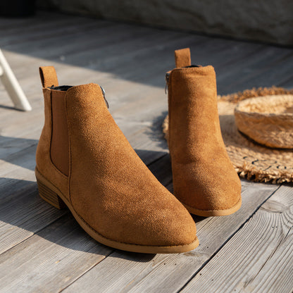 Naiara | Botines de ante vegano