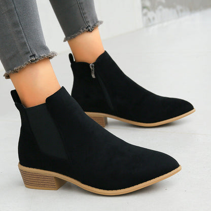 Naiara | Botines de ante vegano