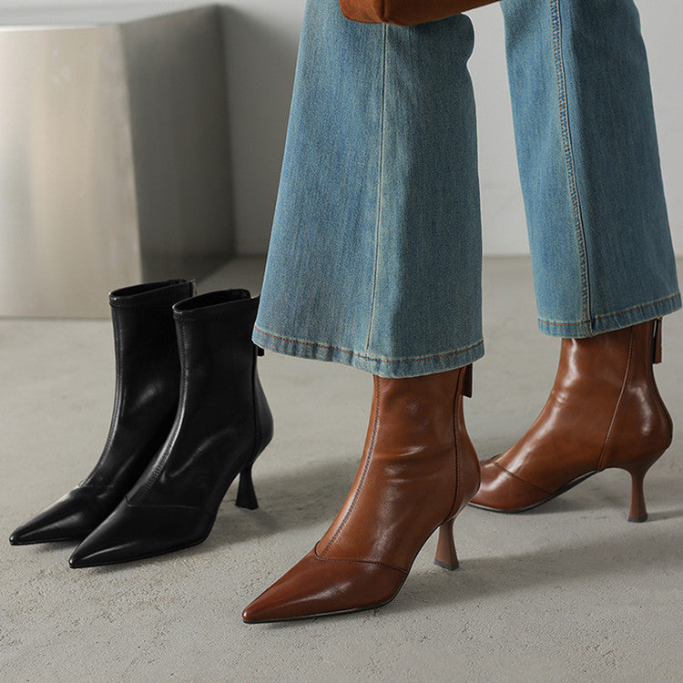 Trini | Botas de piel auténtica
