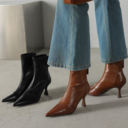 Trini | Botas de piel auténtica