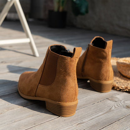 Naiara | Botines de ante vegano