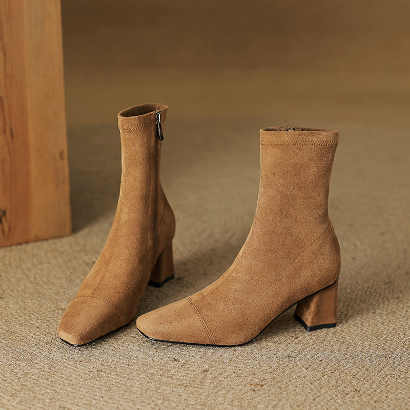 Mireia | Botas de piel auténtica