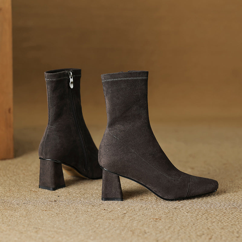 Mireia | Botas de piel auténtica