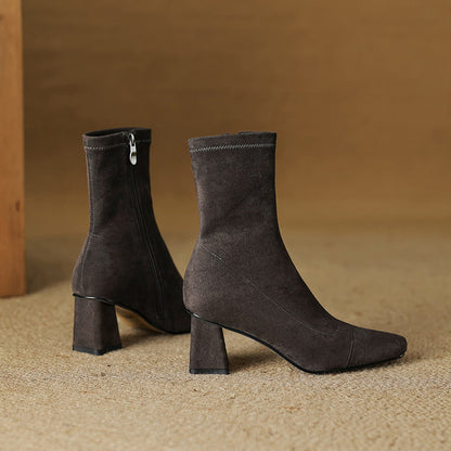 Mireia | Botas de piel auténtica