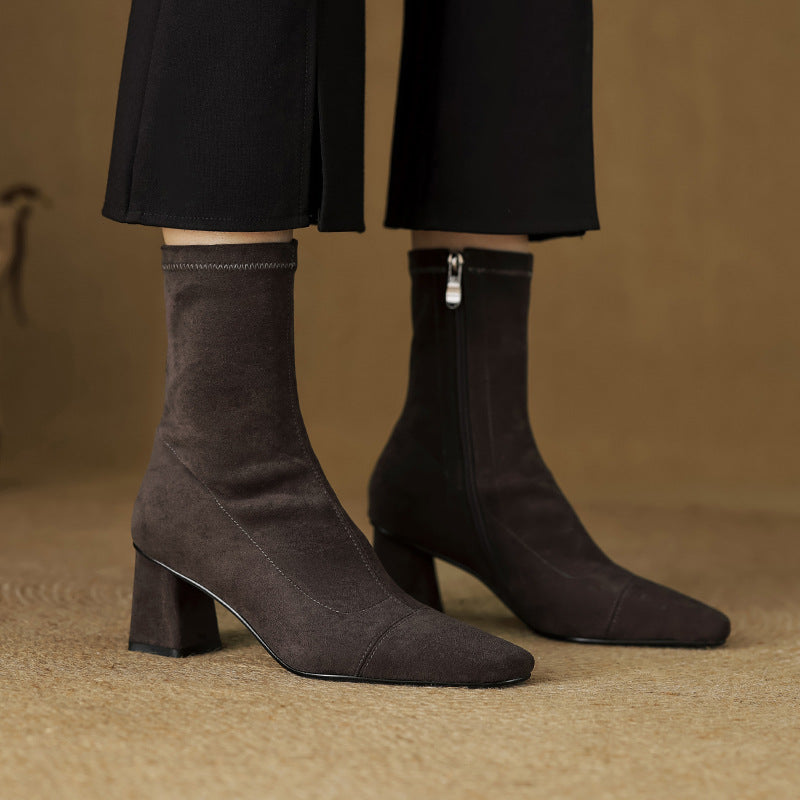 Mireia | Botas de piel auténtica
