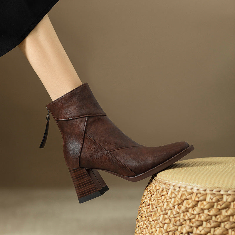 Jacinta | Botines elegantes de piel