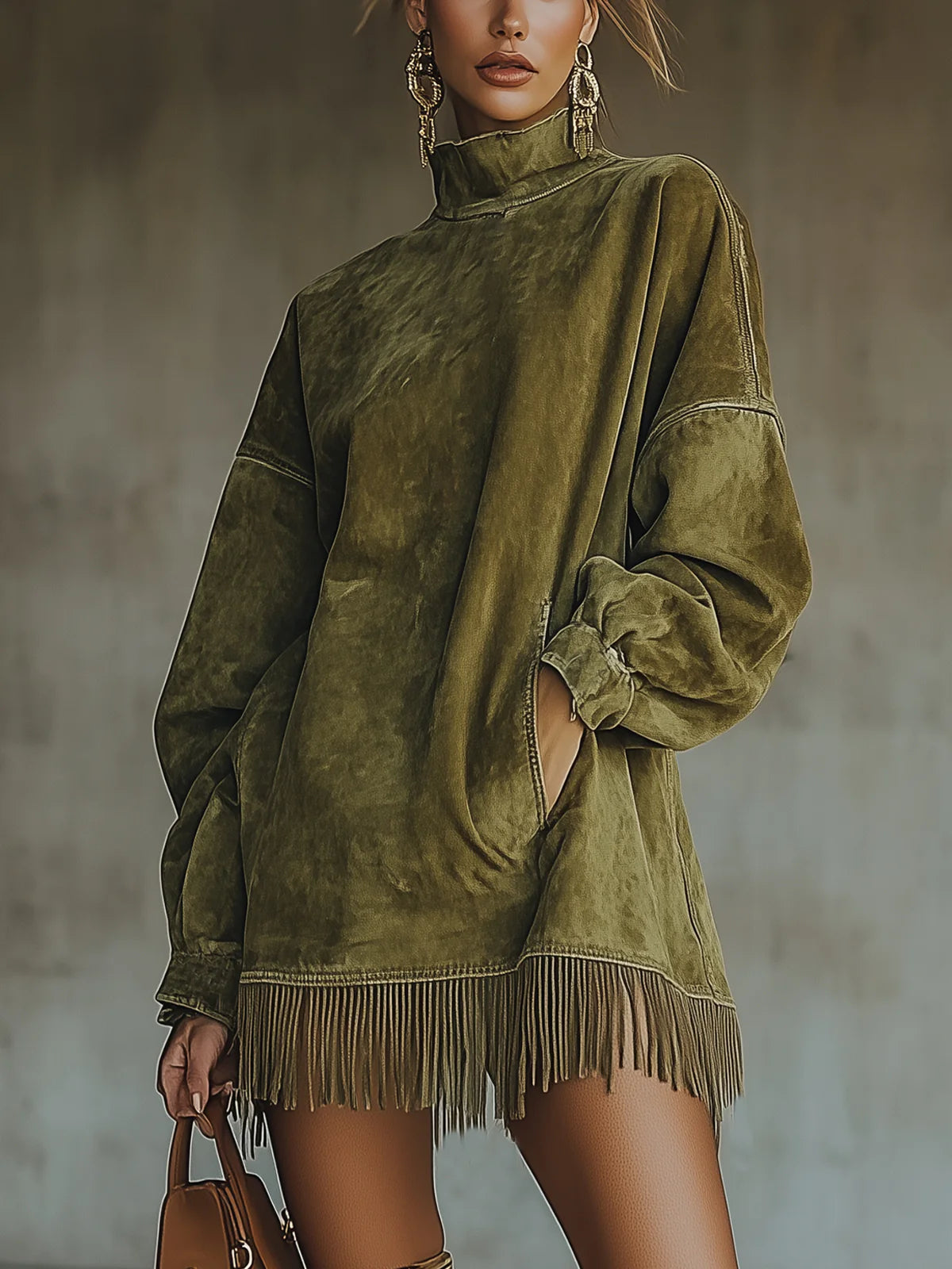 Sandra | Vestido de otoño boho