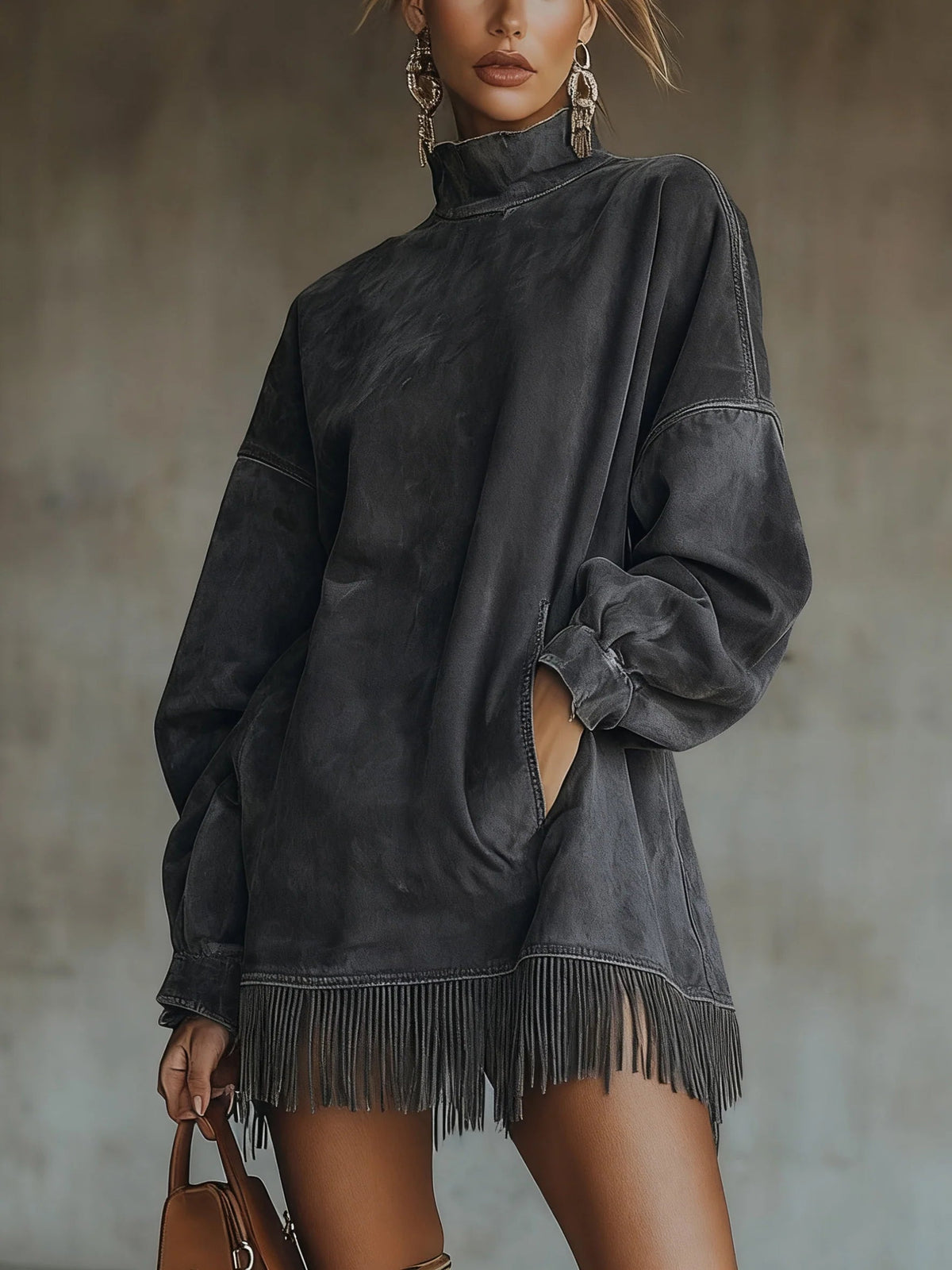 Sandra | Vestido de otoño boho