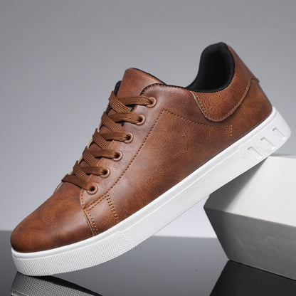Nicolás | Zapatillas retro de piel sintética
